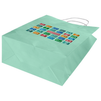 WmD-Imprint-Logo, einseitig farbig bedruckte Papiertragetasche in M mit Papierkordeln, 26 x 34 x 14 cm, 4/0-farbig