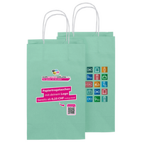 WmD-Imprint-Logo, einseitig farbig bedruckte Papiertragetasche in M mit Papierkordeln, 26 x 34 x 14 cm, 4/0-farbig