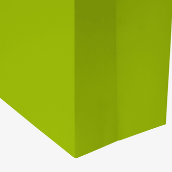WmD-Imprint-Logo, einseitig farbig bedruckte Papiertragetasche in M mit Schleifenband, 34 x 26,5 x 11 cm, 4/0-farbig