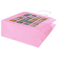 WmD-Imprint-Logo, einseitig farbig bedruckte Papiertragetasche in S mit Papierkordeln, 22 x 30 x 10 cm, 4/0-farbig