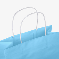 WmD-Imprint-Logo, einseitig farbig bedruckte Papiertragetasche in XS mit Papierkordeln, 19 x 22,5 x 8 cm, 4/0-farbig