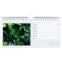 Wochenkalender 58 Seiten 59,4 x 21,0 cm, Seitenansicht