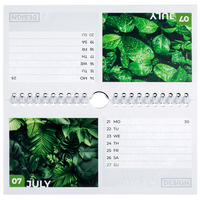 Wochenkalender 58 Seiten DIN lang quer, beidseitig bedruckt