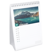 Wochentischkalender zum Aufstellen, DIN A5 hoch, Innenteil