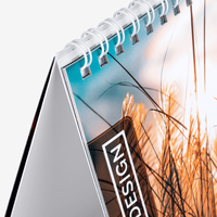 Wochentischkalender zum Aufstellen, DIN A5 quer, Spiralbindung