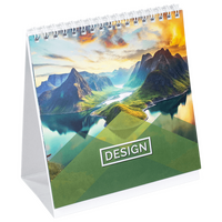 Wochentischkalender zum Aufstellen, Quadrat (148 x 148 mm)