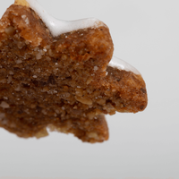 Zimtstern, liegend; Rückseite