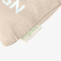 Zuziehbeutel aus recycelter Baumwolle, M