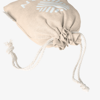 Zuziehbeutel aus recycelter Baumwolle, M