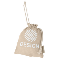 Zuziehbeutel aus recycelter Baumwolle, M