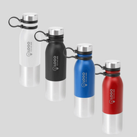 Edelstahlflasche, farbig bedruckt, verschiedene Farben