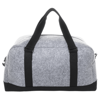 Zweifarbige Sporttasche aus RPET-Filz, Rückseite