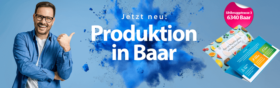 Neue WIRmachenDRUCK Produktionsstätte in Baar – modernste Drucktechnik und schnelle Auftragsabwicklung