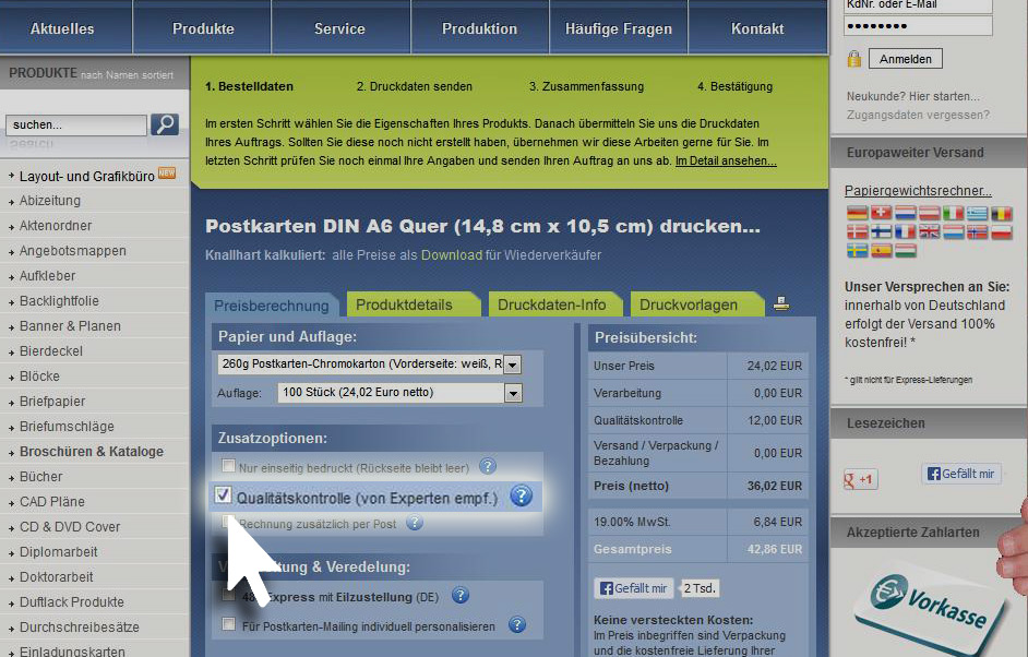 Qualitätskontrolle Qualitätskontrolle Ihrer Druckdaten Tutorial