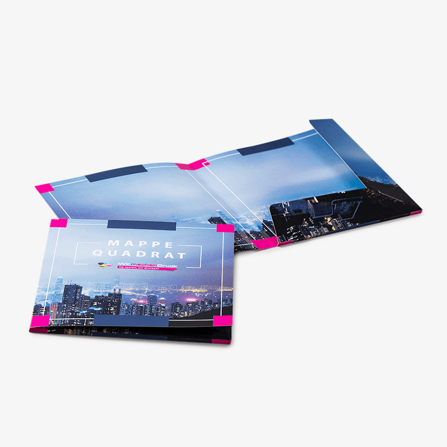 Präsentationsmappe quadratisch 900x900mm